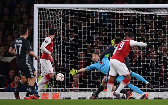 Football. UEFA Europa League. Arsenal vs CSKA