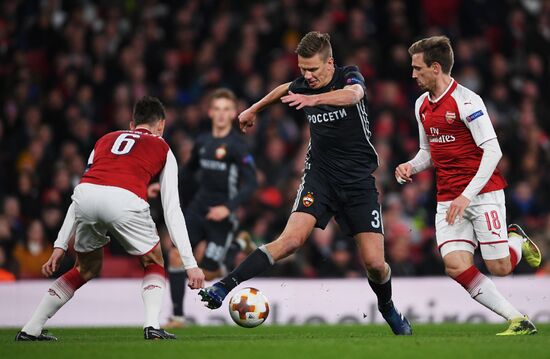 Football. UEFA Europa League. Arsenal vs CSKA