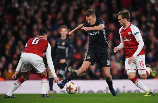 Football. UEFA Europa League. Arsenal vs CSKA