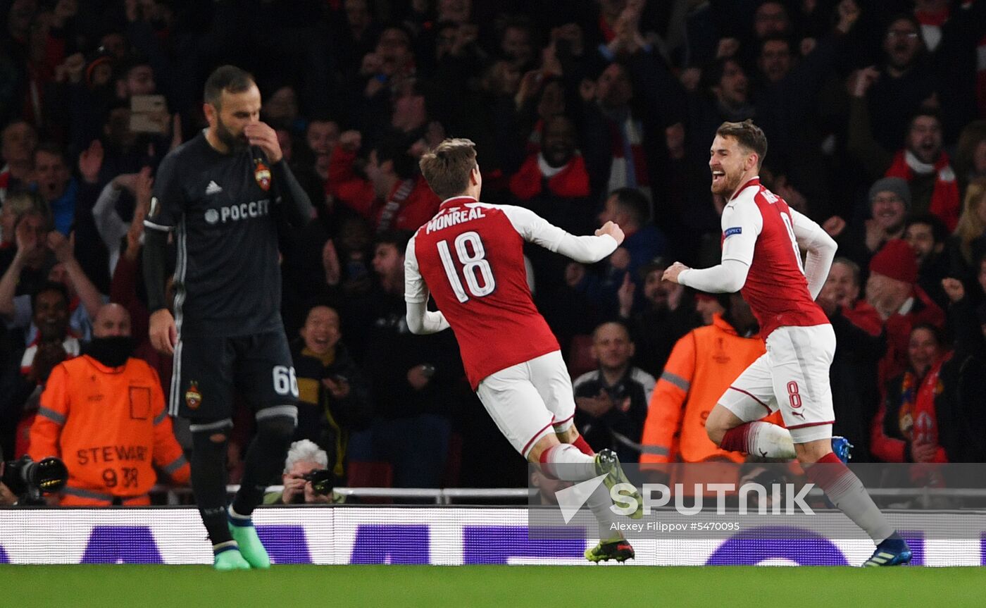 Football. UEFA Europa League. Arsenal vs CSKA