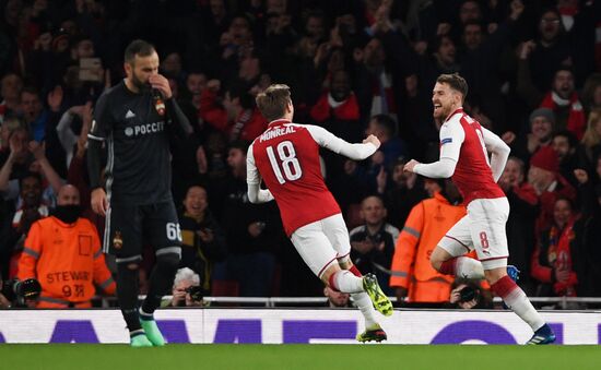 Football. UEFA Europa League. Arsenal vs CSKA