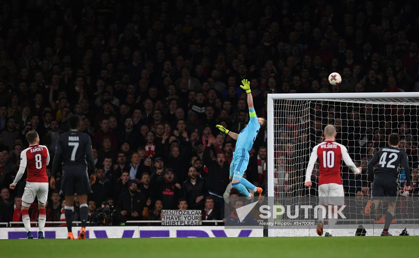 Football. UEFA Europa League. Arsenal vs CSKA
