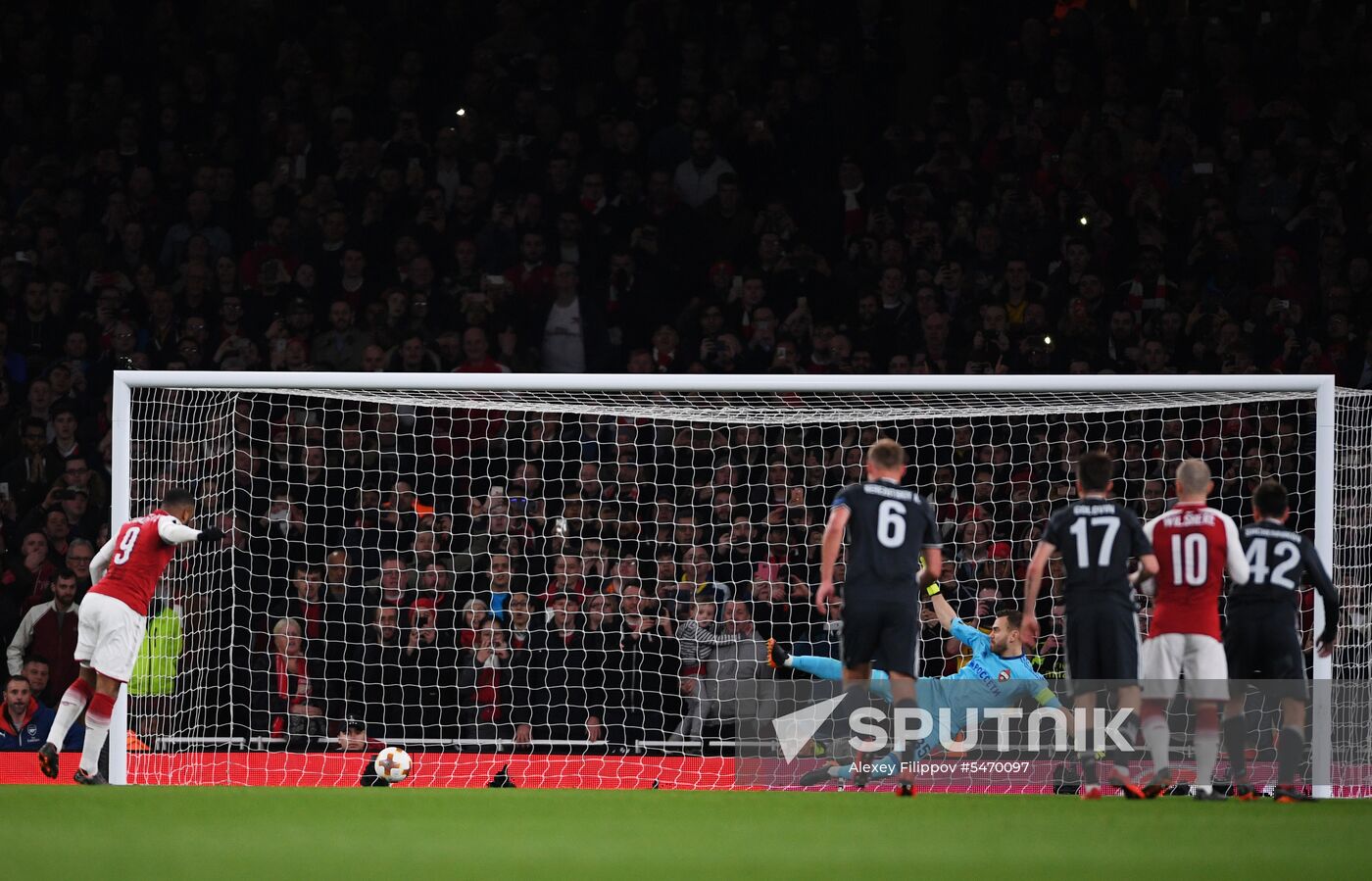Football. UEFA Europa League. Arsenal vs CSKA
