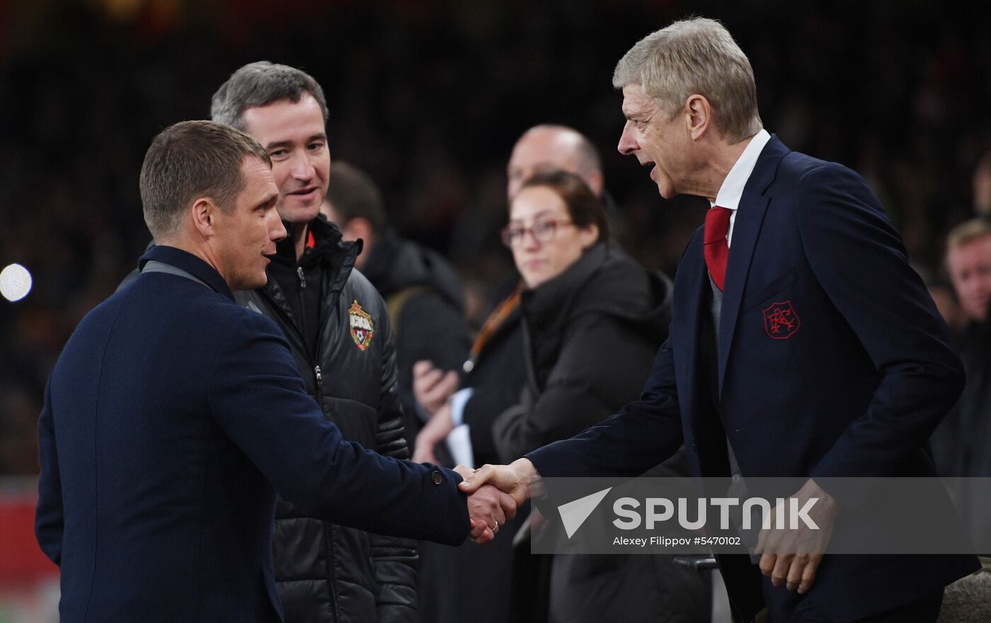 Football. UEFA Europa League. Arsenal vs CSKA
