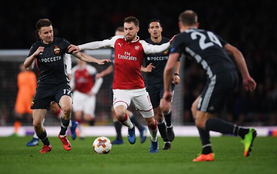 Football. UEFA Europa League. Arsenal vs CSKA