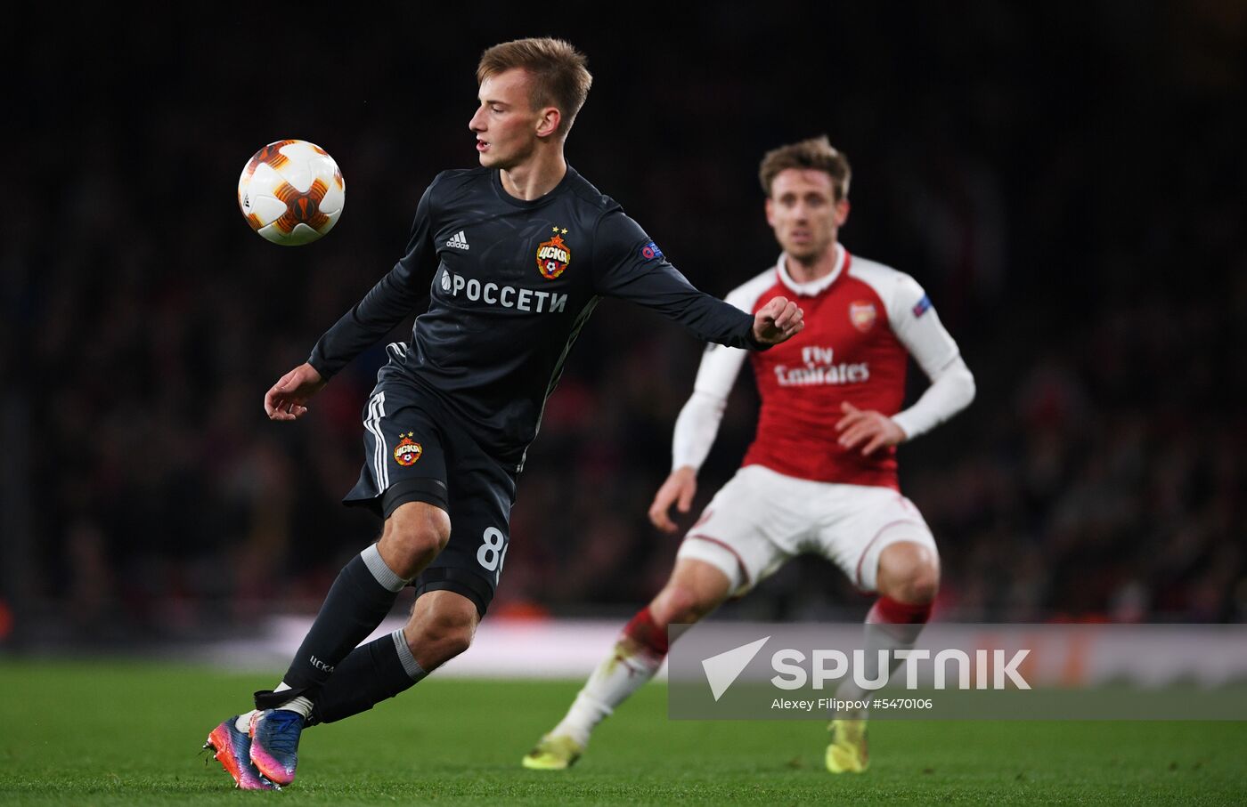 Football. UEFA Europa League. Arsenal vs CSKA