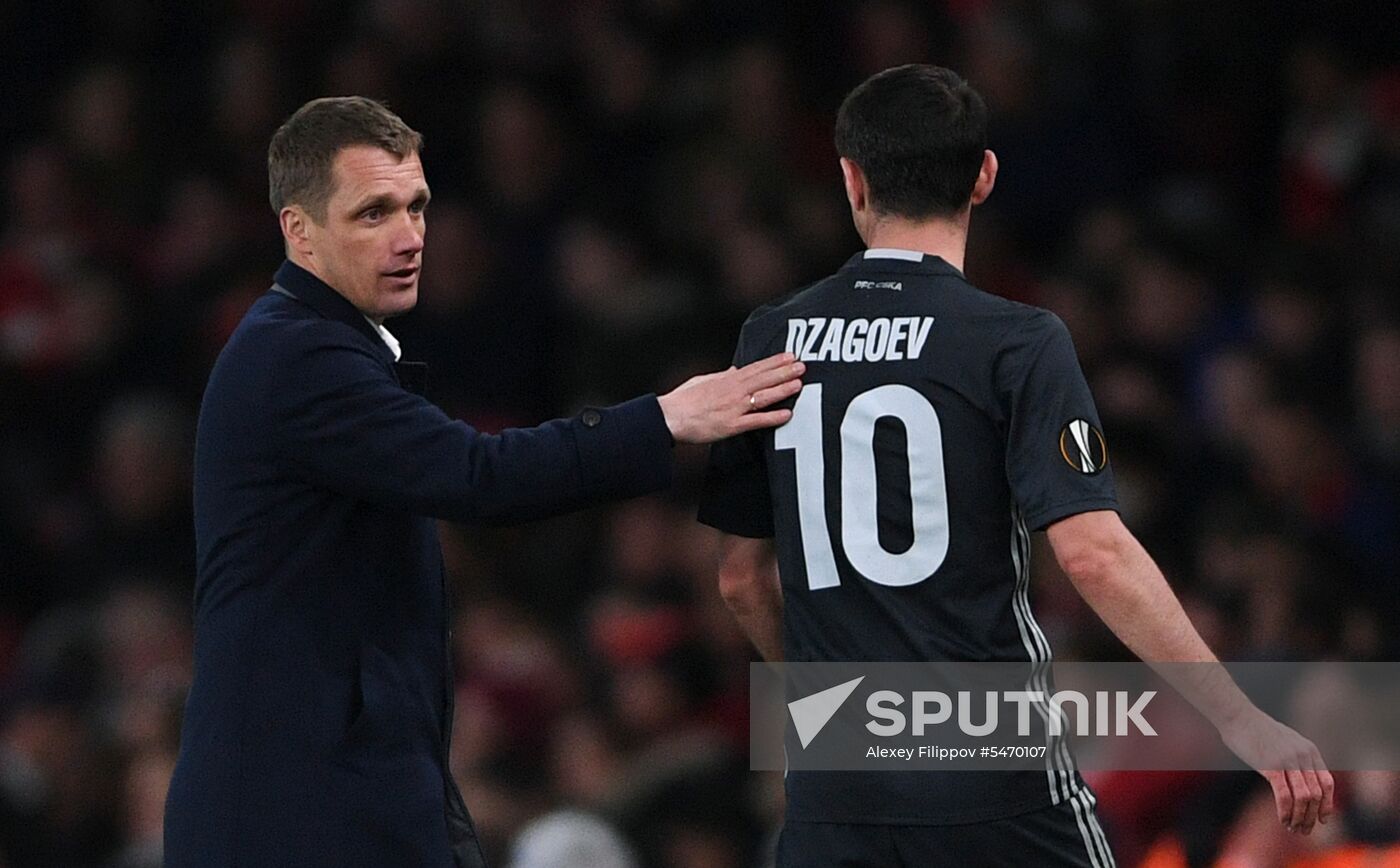 Football. UEFA Europa League. Arsenal vs CSKA