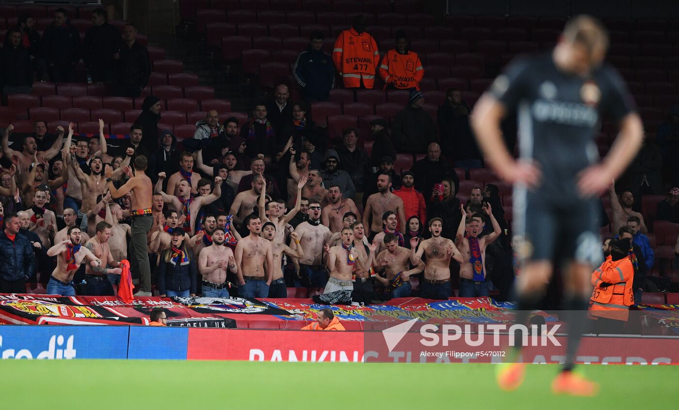 Football. UEFA Europa League. Arsenal vs CSKA