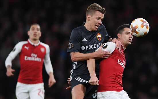Football. UEFA Europa League. Arsenal vs CSKA