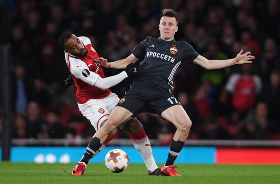 Football. UEFA Europa League. Arsenal vs CSKA