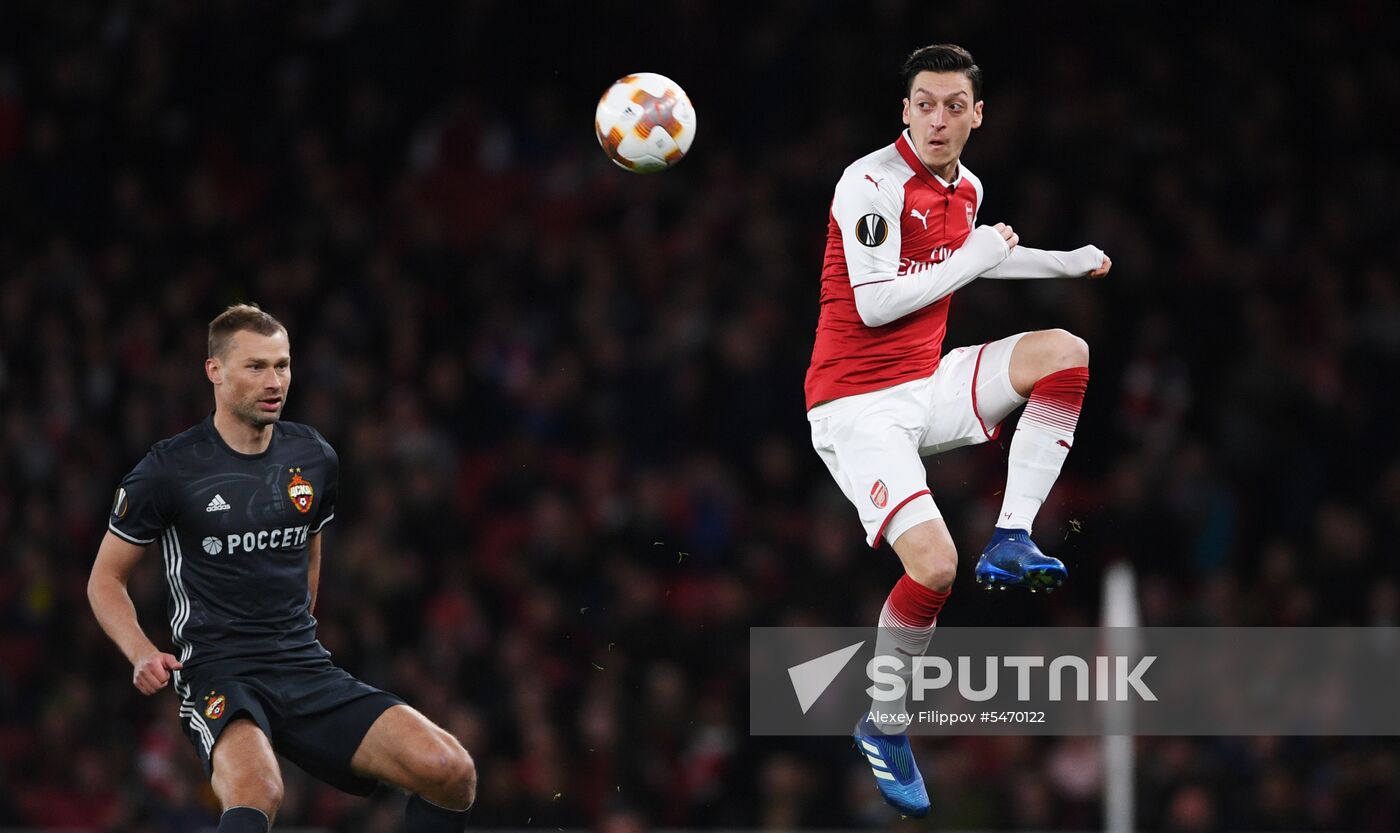 Football. UEFA Europa League. Arsenal vs CSKA