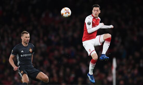 Football. UEFA Europa League. Arsenal vs CSKA