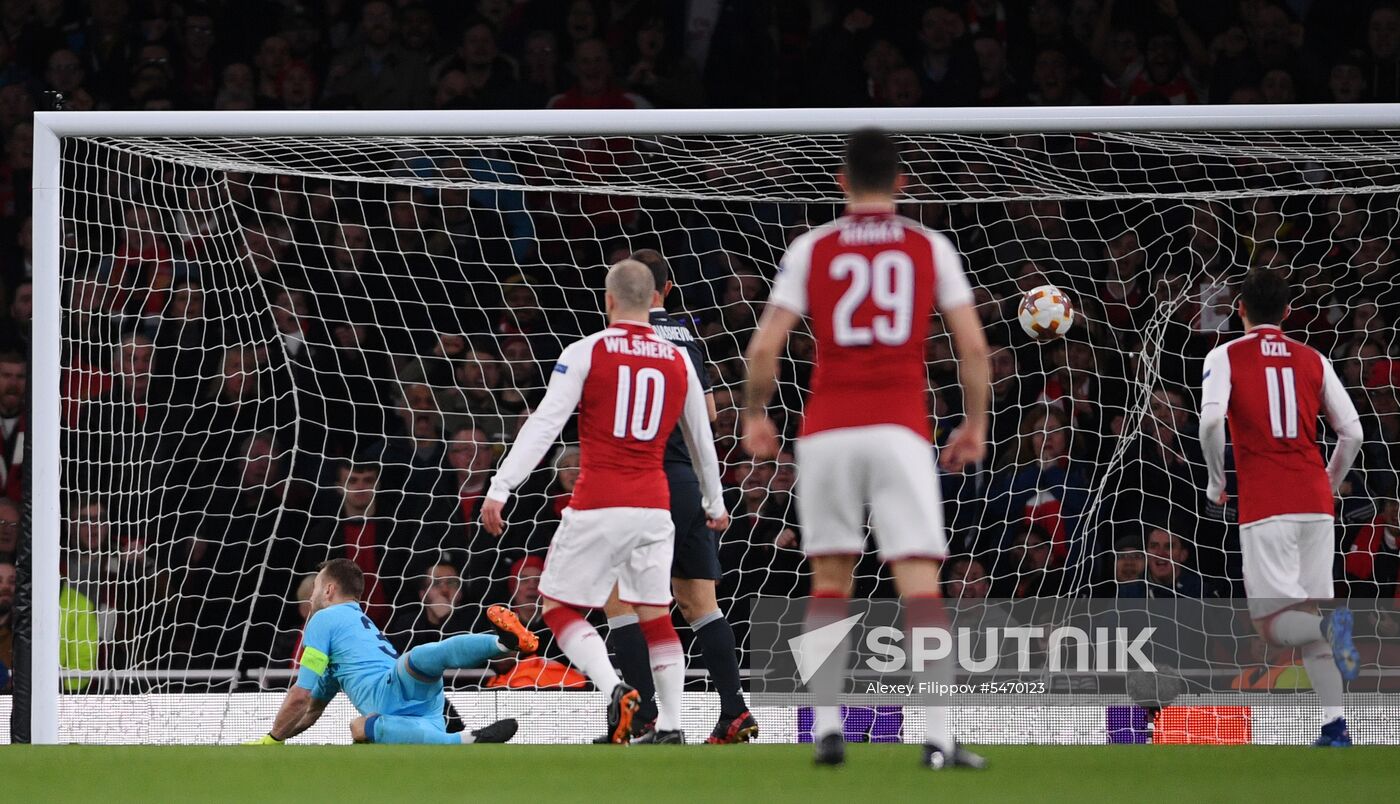 Football. UEFA Europa League. Arsenal vs CSKA