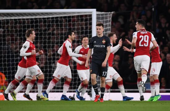 Football. UEFA Europa League. Arsenal vs CSKA