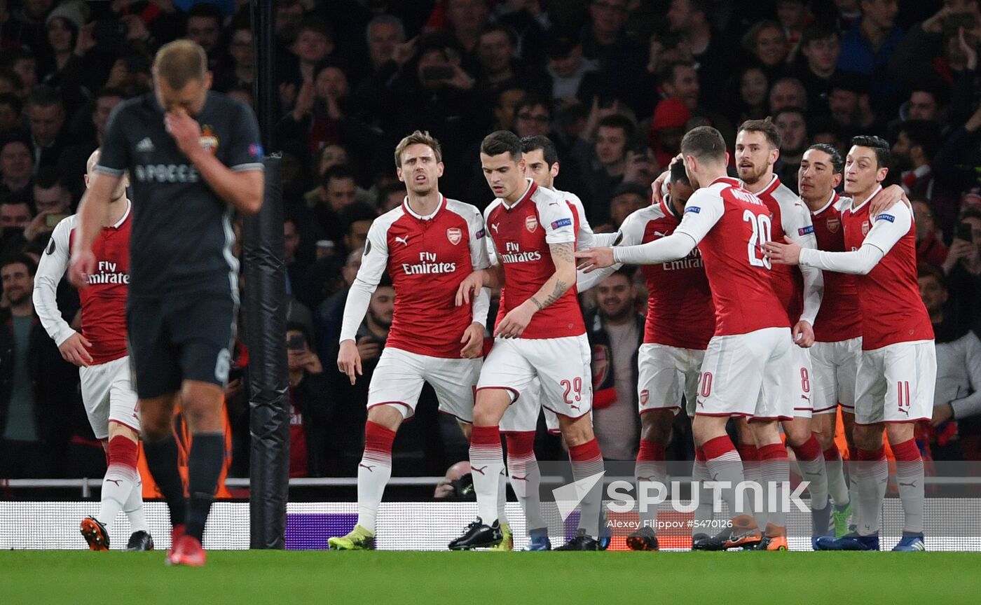 Football. UEFA Europa League. Arsenal vs CSKA