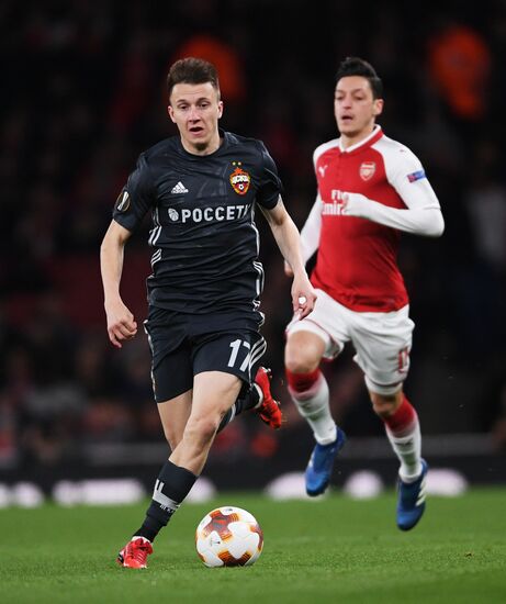 Football. UEFA Europa League. Arsenal vs CSKA