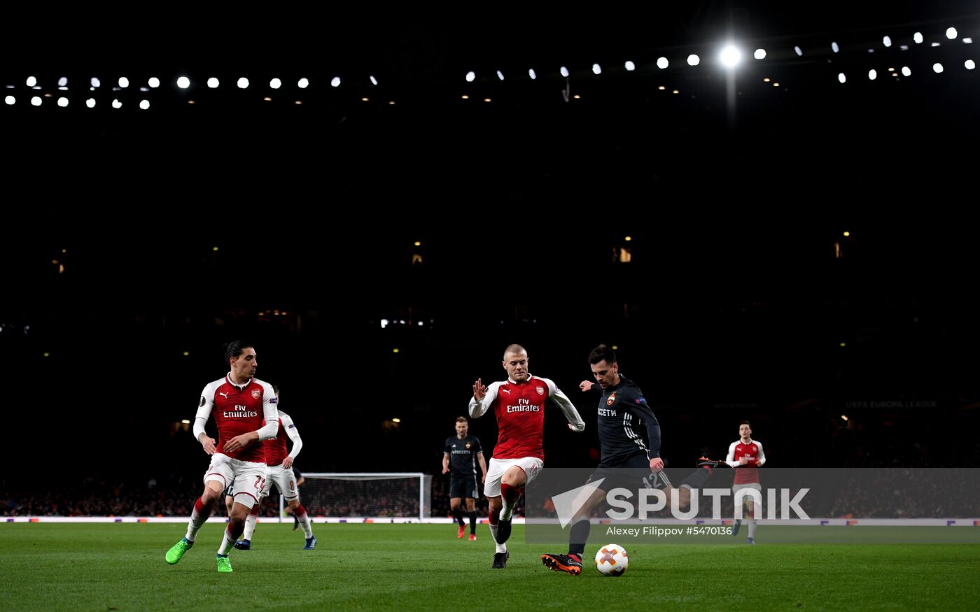 Football. UEFA Europa League. Arsenal vs CSKA