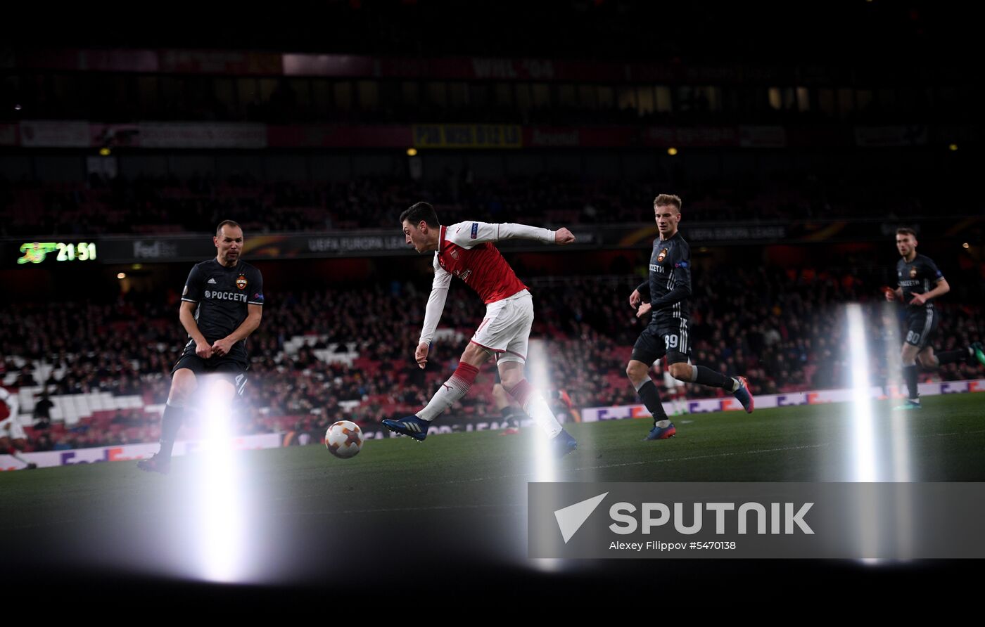 Football. UEFA Europa League. Arsenal vs CSKA