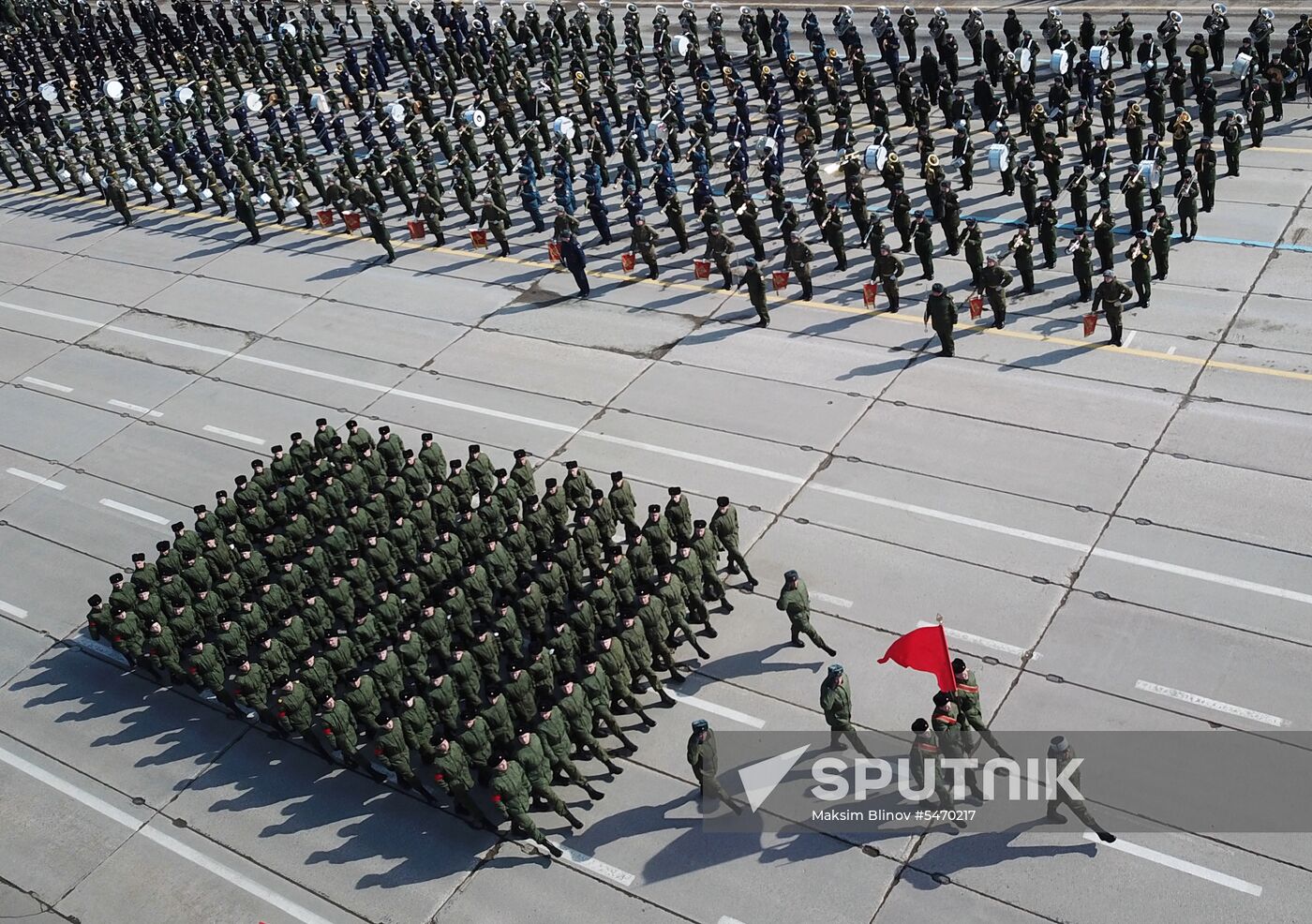 Rehearsal of Victory Day Military Parade