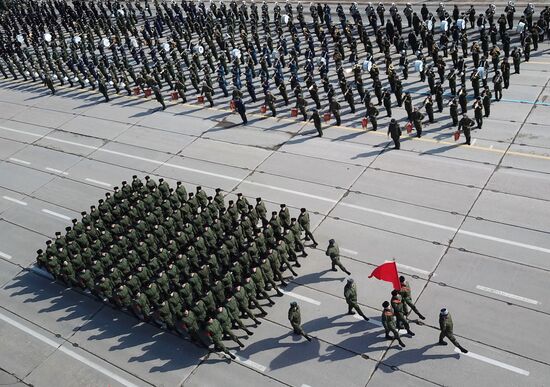 Rehearsal of Victory Day Military Parade