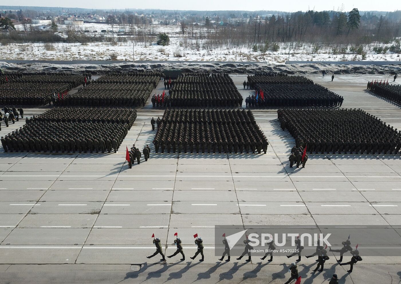 Rehearsal of Victory Day Military Parade