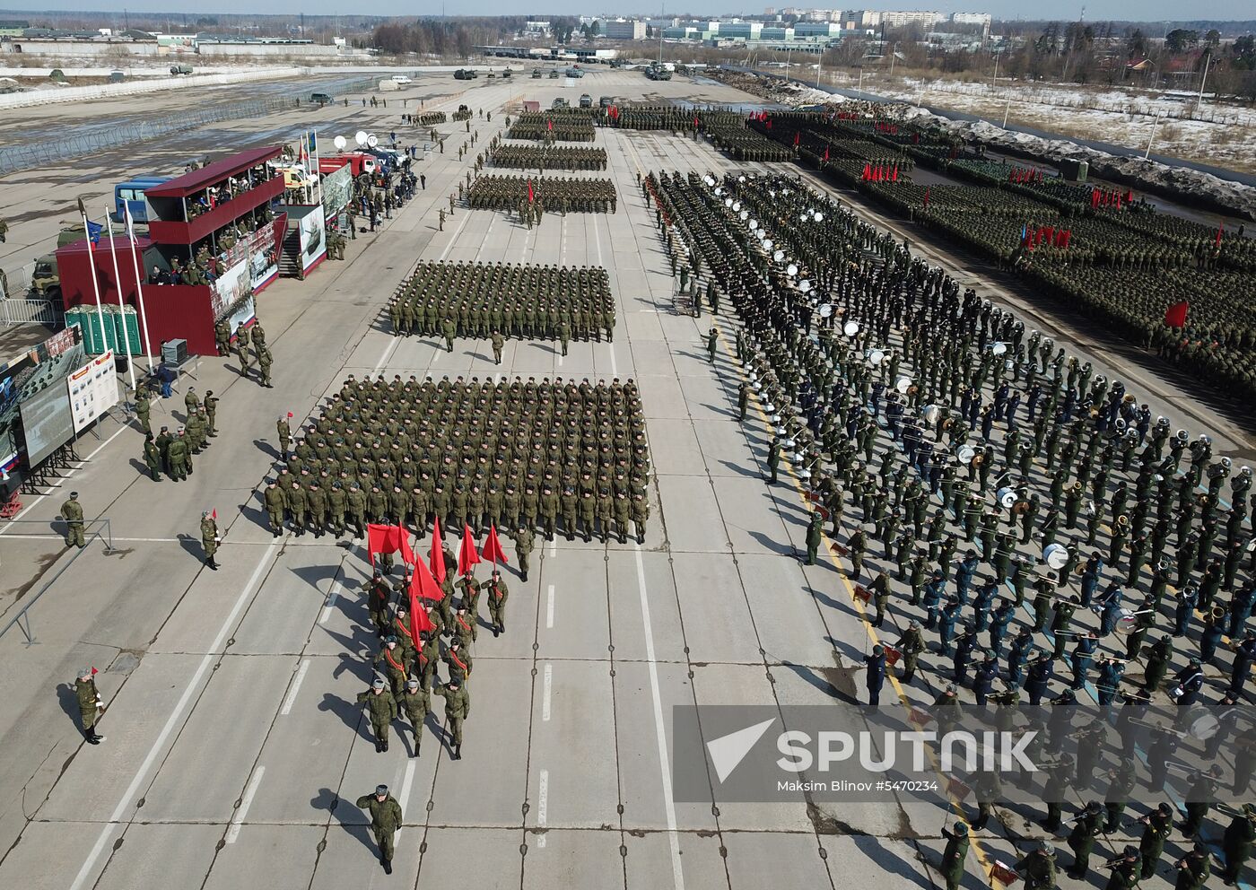 Rehearsal of Victory Day Military Parade