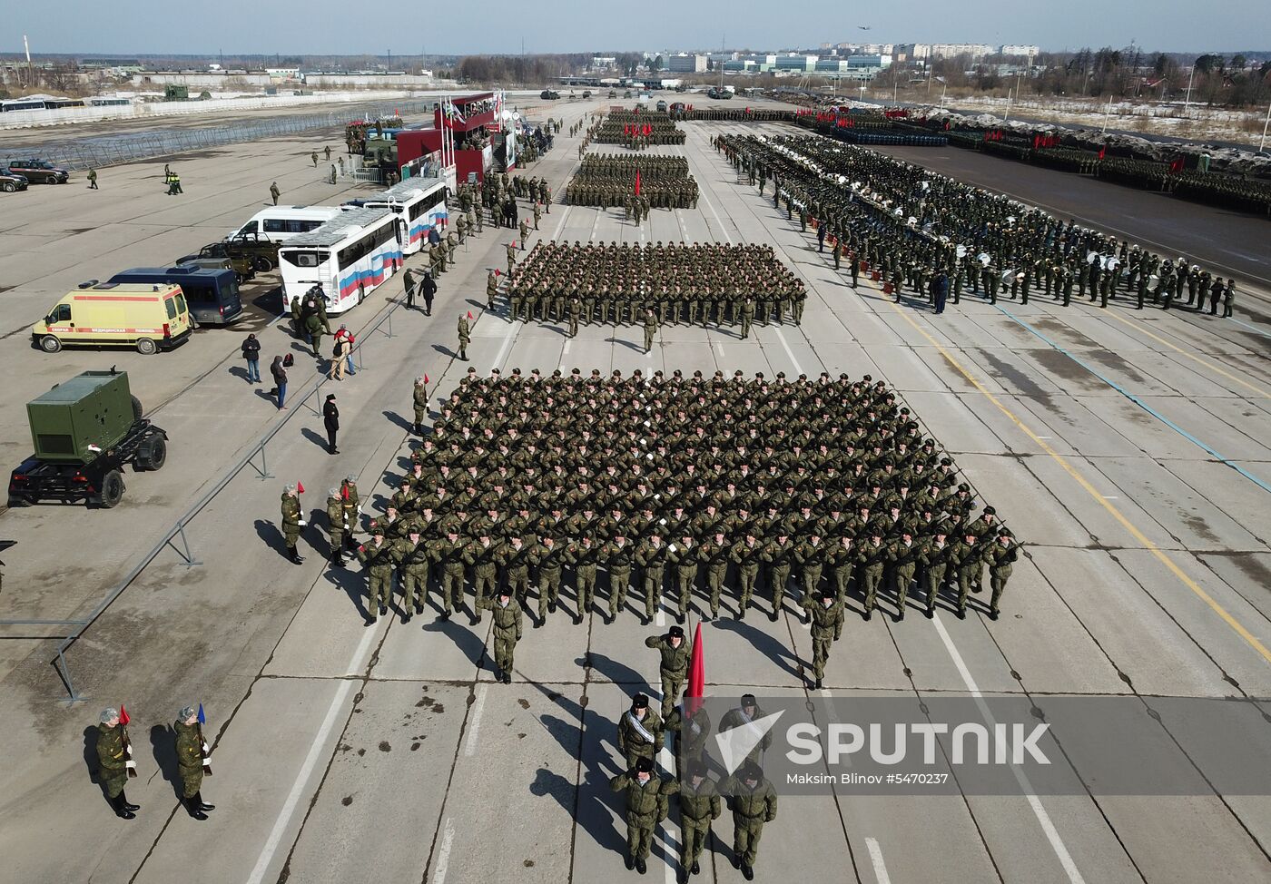 Rehearsal of Victory Day Military Parade