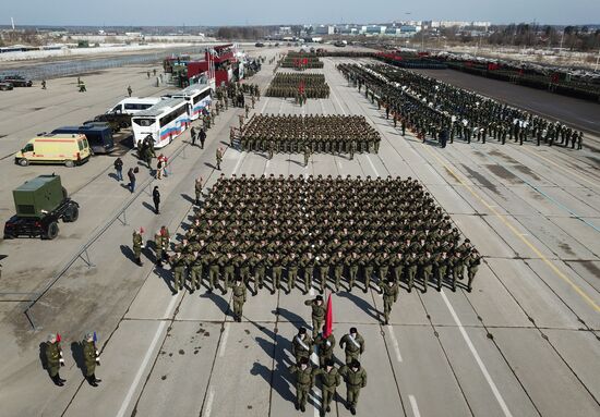 Rehearsal of Victory Day Military Parade