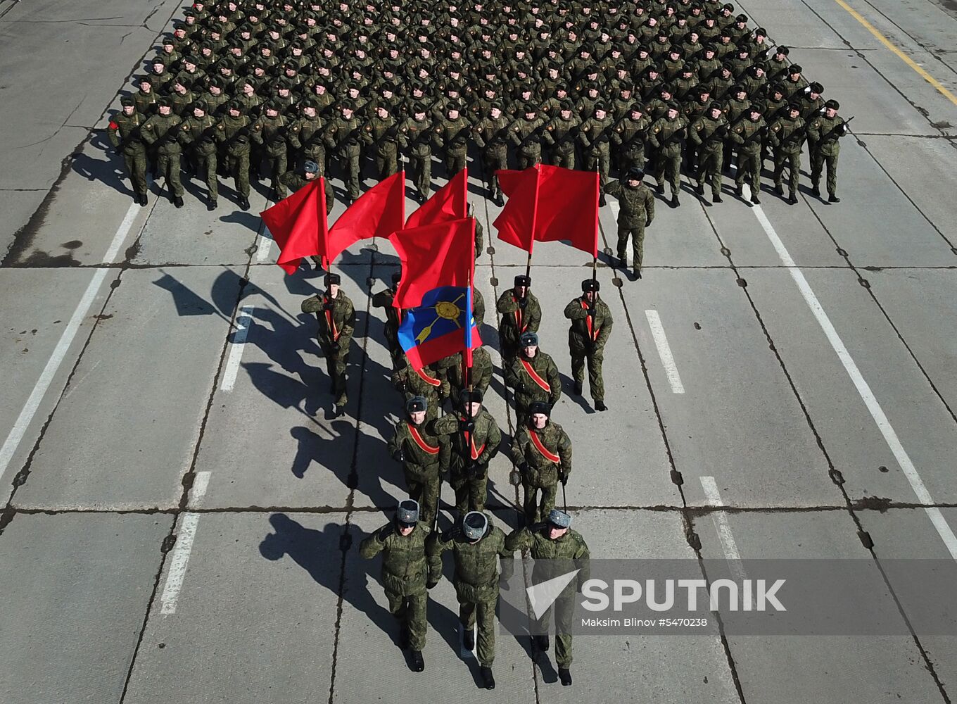 Rehearsal of Victory Day Military Parade