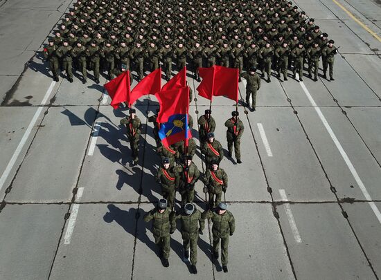 Rehearsal of Victory Day Military Parade