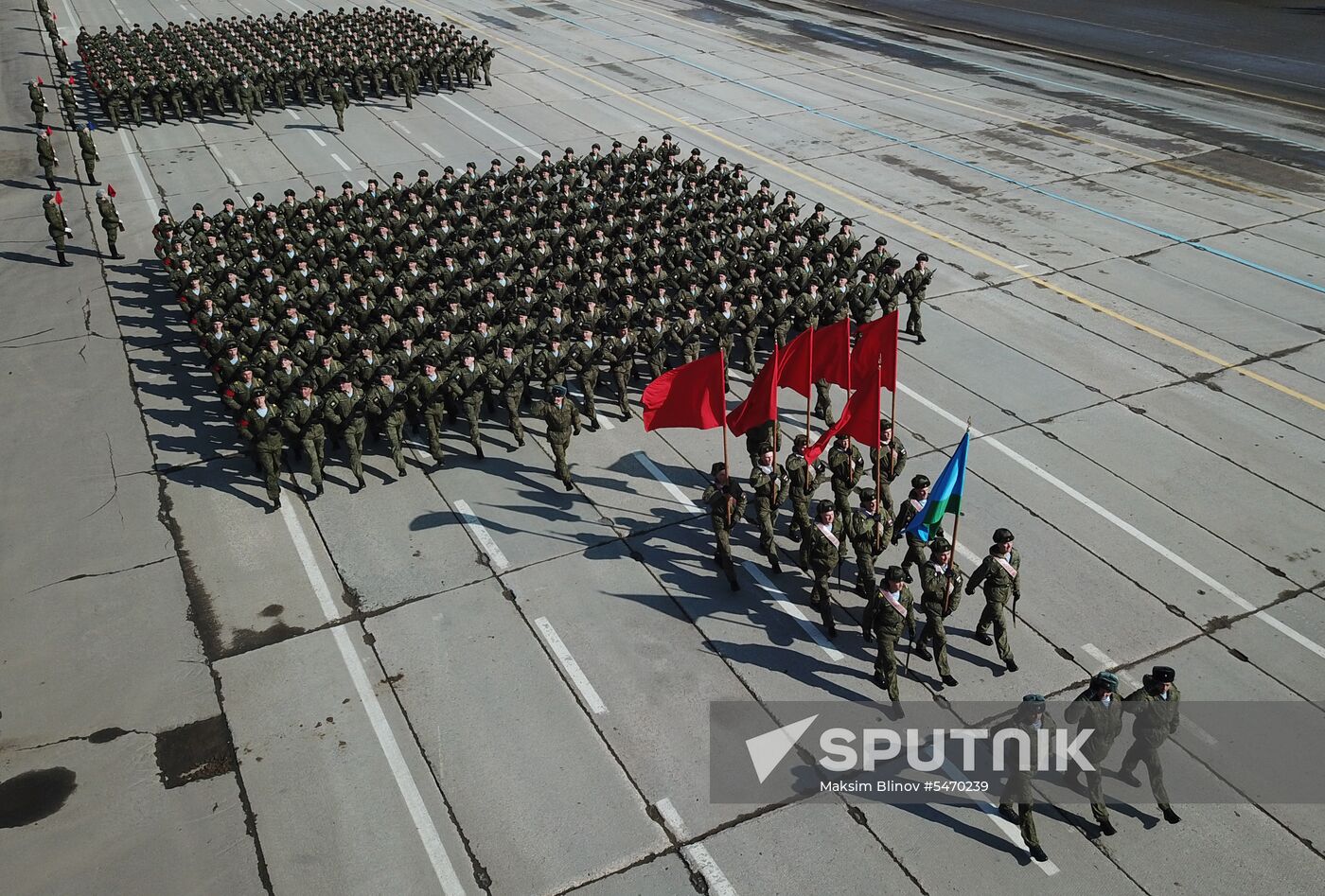 Rehearsal of Victory Day Military Parade