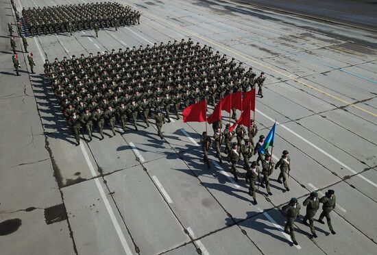 Rehearsal of Victory Day Military Parade