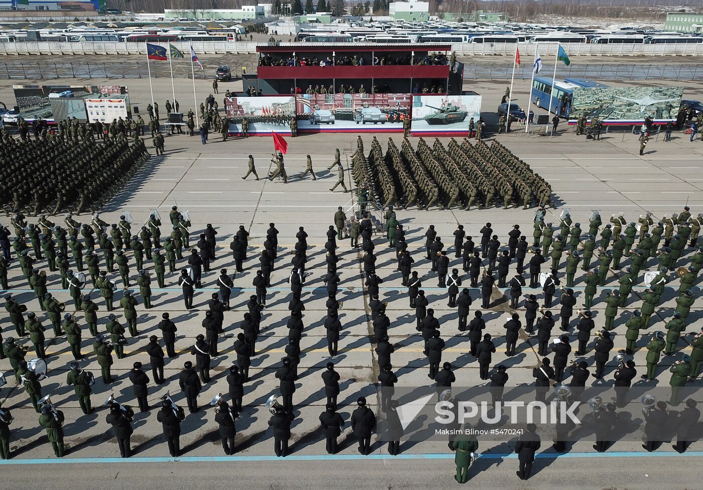 Rehearsal of Victory Day Military Parade