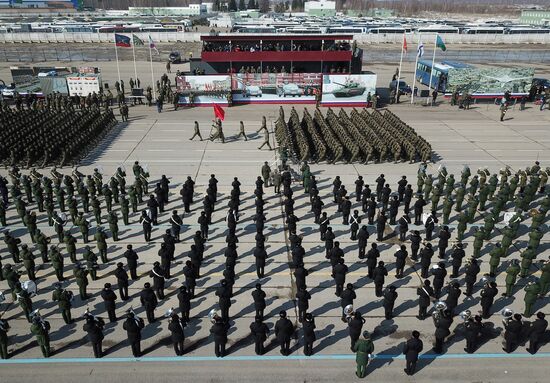 Rehearsal of Victory Day Military Parade