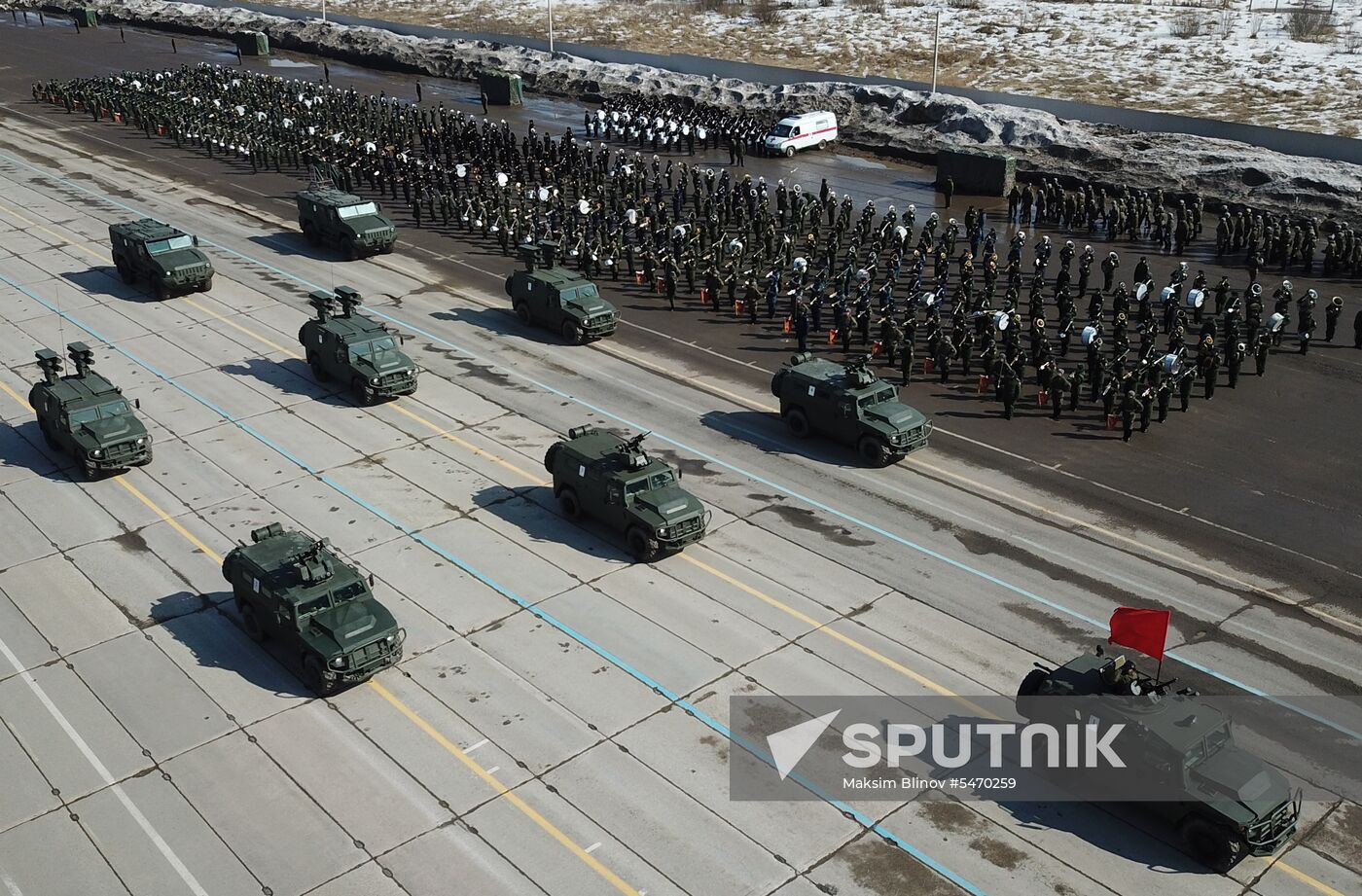 Rehearsal of Victory Day Military Parade