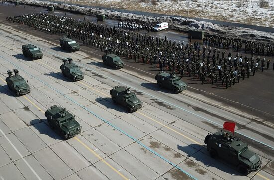 Rehearsal of Victory Day Military Parade
