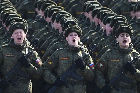 Rehearsal of Victory Day Military Parade