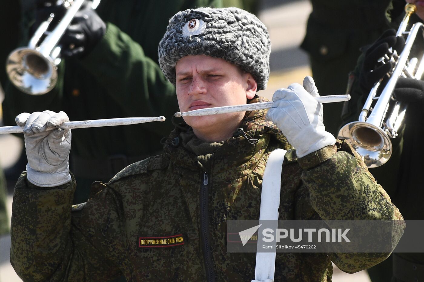 Rehearsal of Victory Day Military Parade