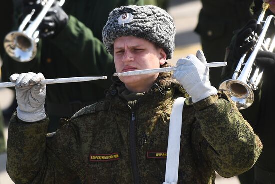 Rehearsal of Victory Day Military Parade
