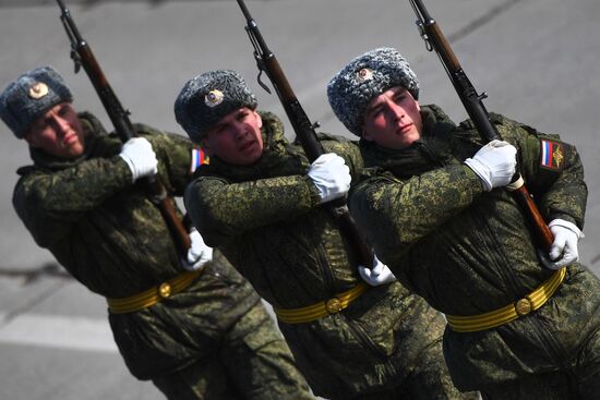 Rehearsal of Victory Day Military Parade