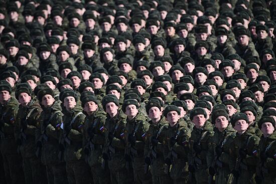 Rehearsal of Victory Day Military Parade