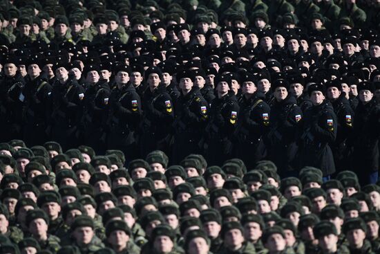 Rehearsal of Victory Day Military Parade