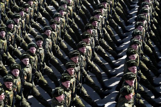 Rehearsal of Victory Day Military Parade
