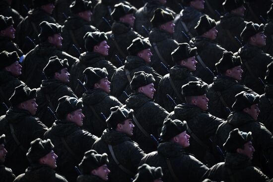 Rehearsal of Victory Day Military Parade