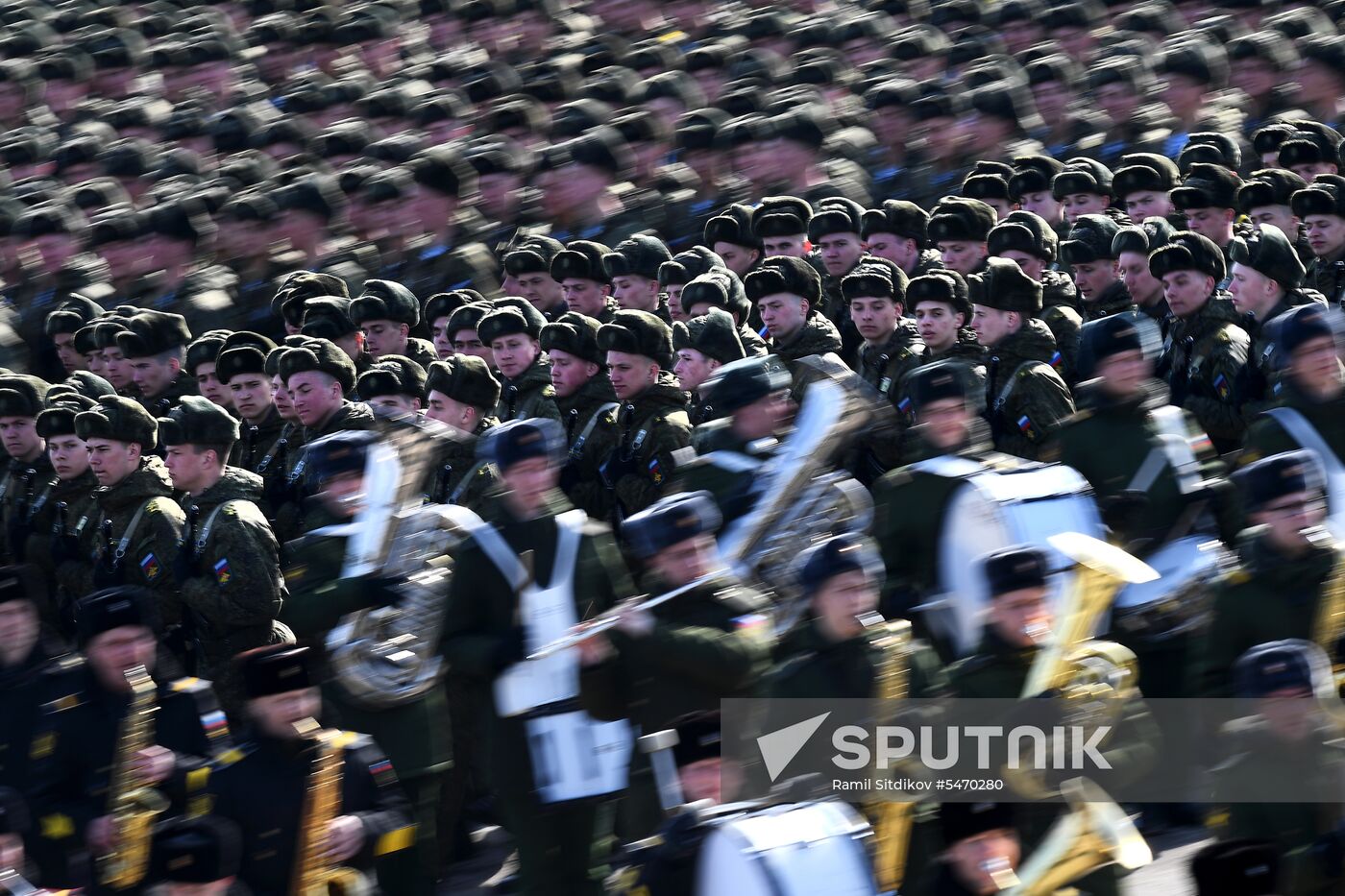 Rehearsal of Victory Day Military Parade