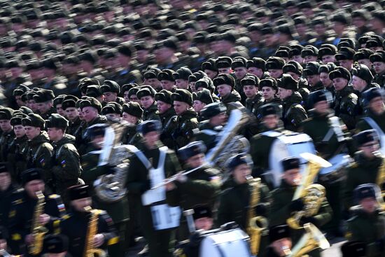 Rehearsal of Victory Day Military Parade