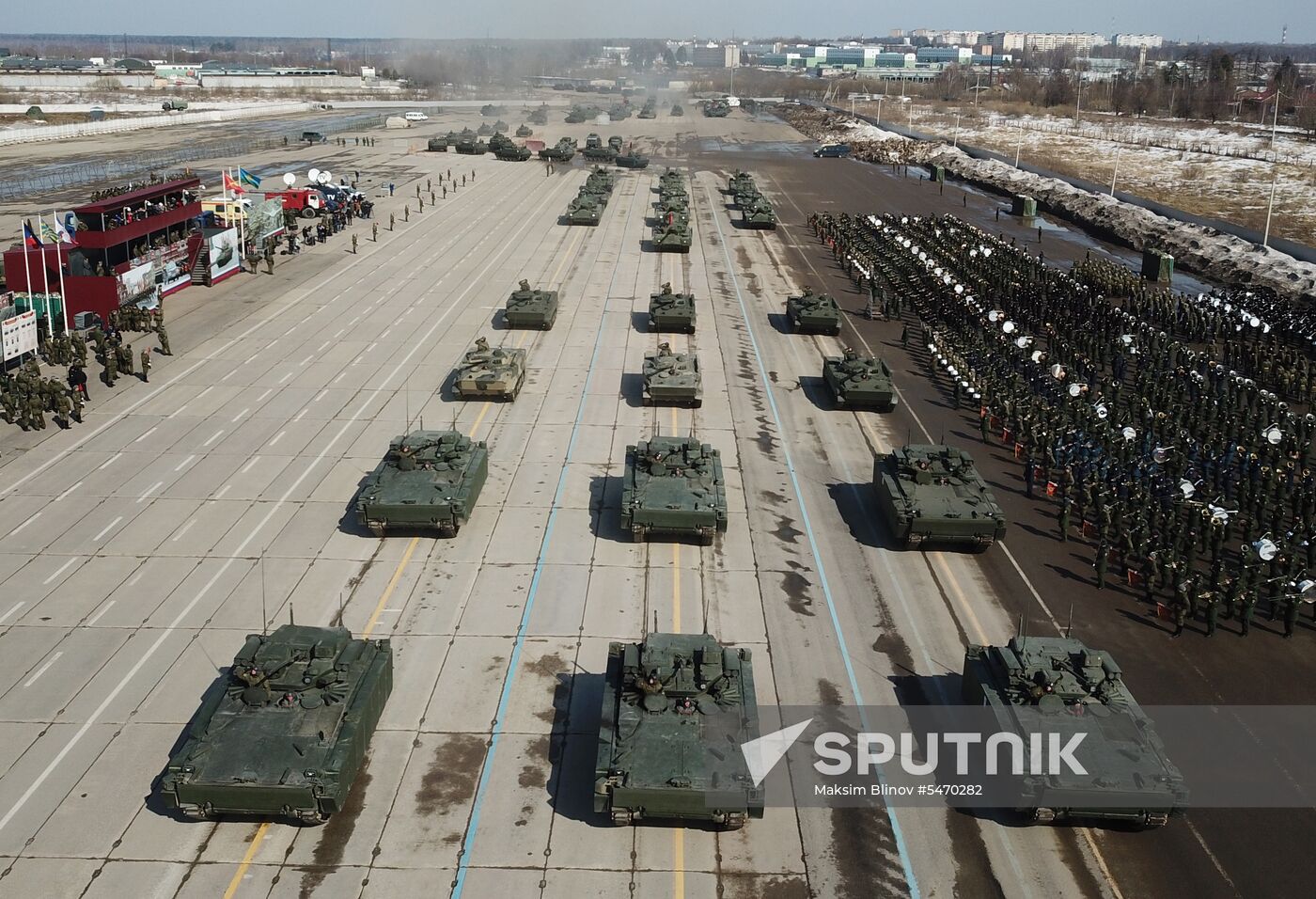 Rehearsal of Victory Day Military Parade