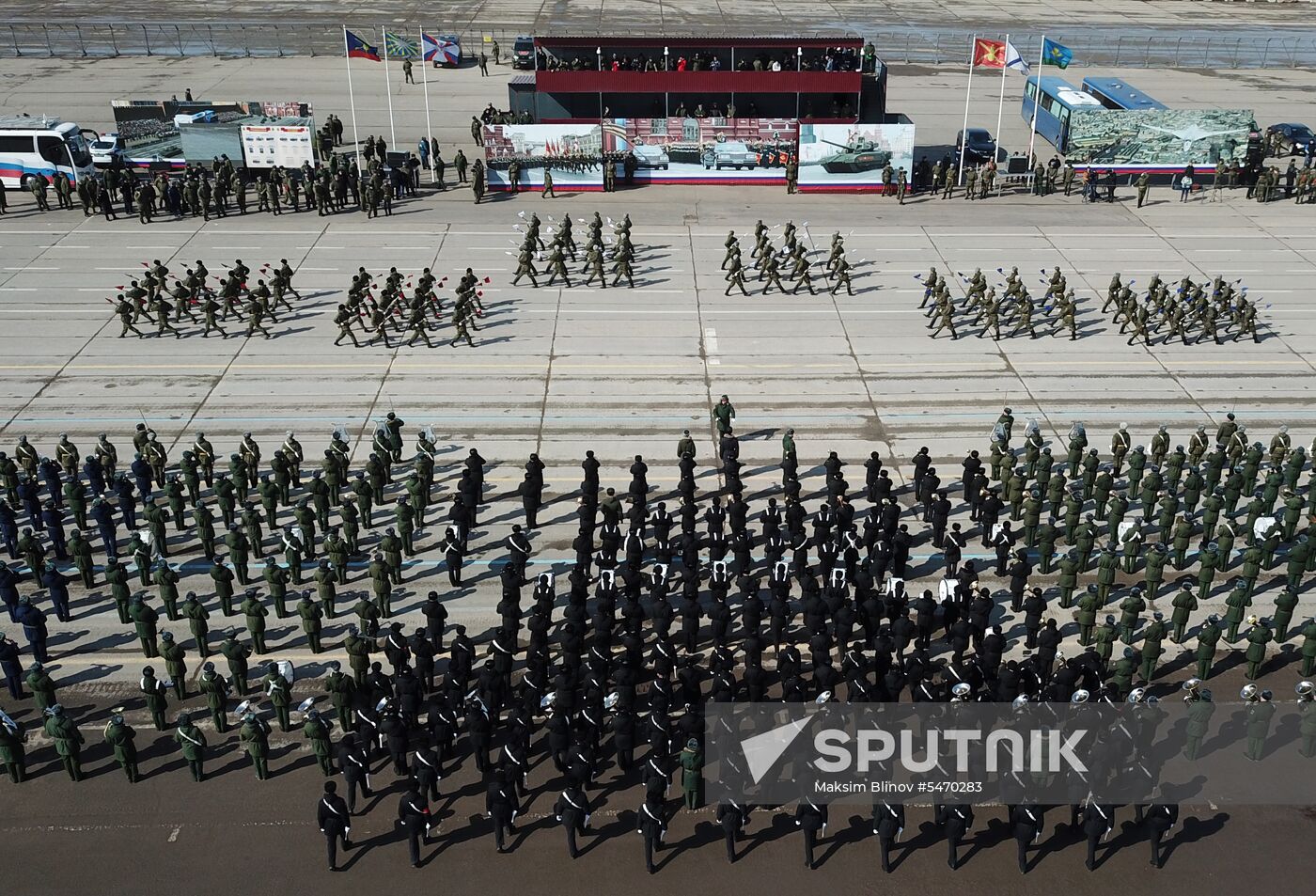 Rehearsal of Victory Day Military Parade