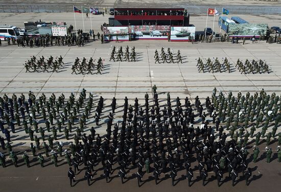 Rehearsal of Victory Day Military Parade