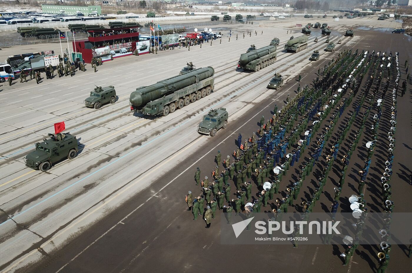 Rehearsal of Victory Day Military Parade